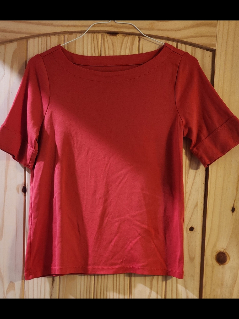 Chico’s Classic Women’s ORRed Short Sleeve Top ❤️